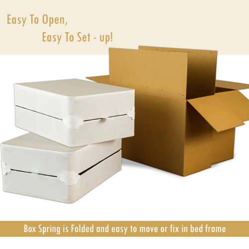 Alwyn Home Split Wood Box Spring & Reviews Wayfair